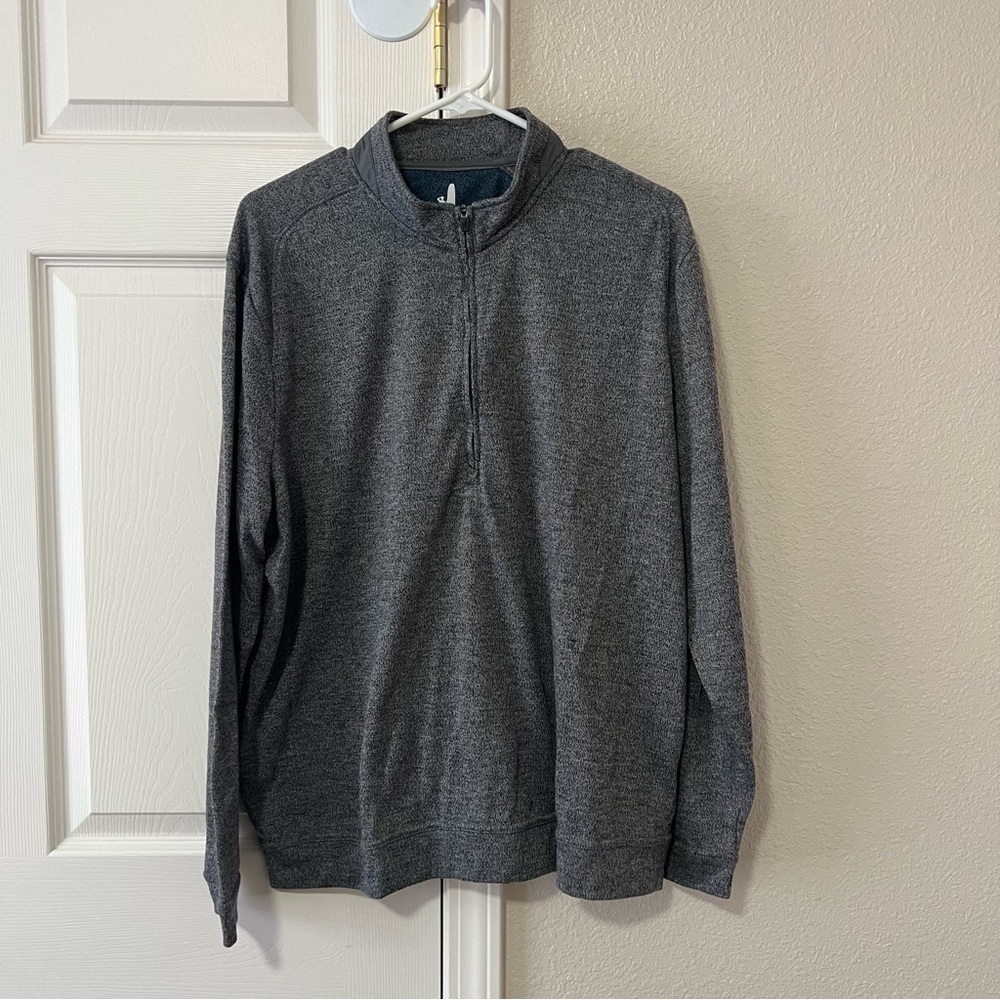 Johnnie-O Reflex Quarter Zip Pullover XL Gray Performance Jacket Quarry JMKO2510